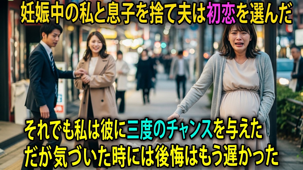 「君はただの代わりだ」妊娠中の私を捨て、初恋の女に走った冷酷な夫。3つのチャンスを破った男に待つ、あまりにも無残な地獄の末路…