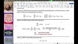 Details ODE vs. PDE - Differential Equations Definitions, Terminology & Derivative Notation Guide
