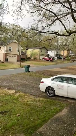 Man Watches a Tornado Destroy His Neighborhood From His Porch #fypage #fup