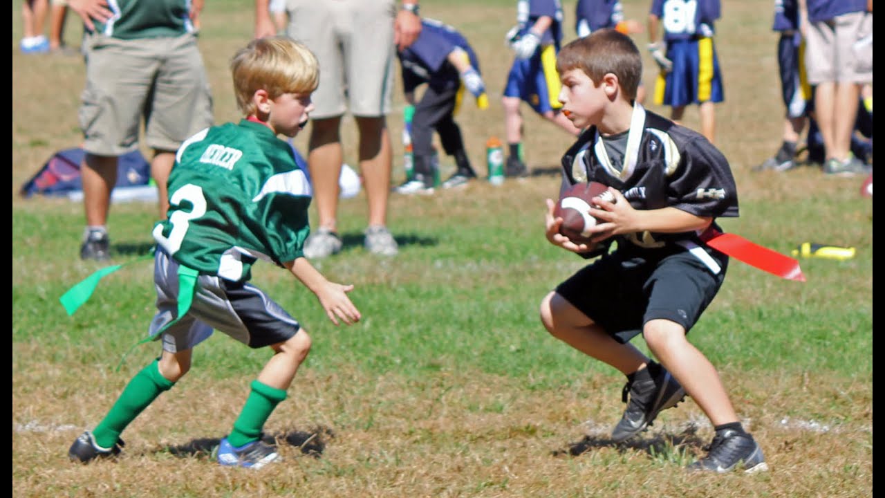 Keller Moten 2014 2nd Grade Flag Football Highlights YouTube