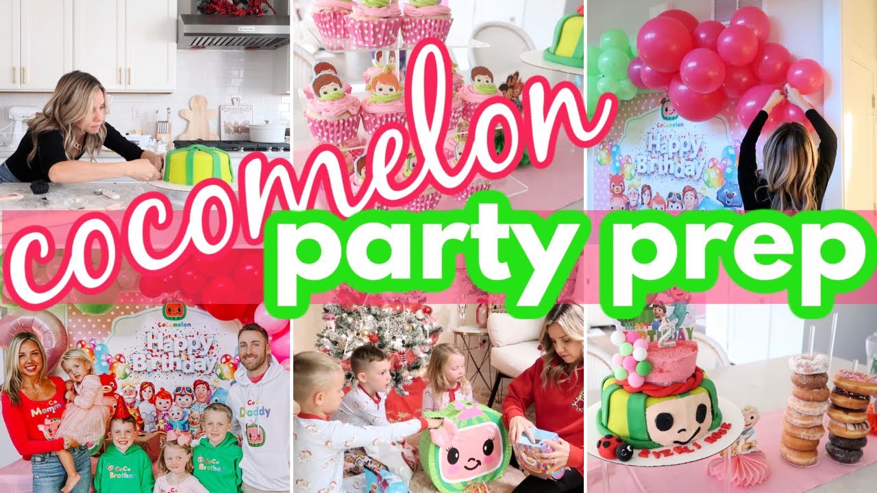 BLUEY BIRTHDAY PARTY PREP! FOOD PREP, DECOR +DIY BALLOON ARCH 