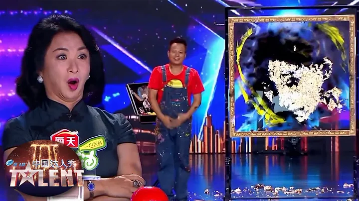 42 Year-Old Artist SURPRISES the audience with his art piece! | China's Got Talent 2019 中国达人秀 - DayDayNews