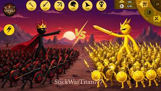 STICKMAN SHADE NINJA LEADER VS ELITE SHADOWRATH | Can He Survive? | StickWarTitan777 screenshot 5