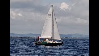 The Jester Challenge 2023. A 1970 Contessa 26 sails unaided from Pwllheli Wales to Baltimore Ireland