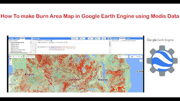 How To Make  Burn Area map Using Modis dataset in Google Earth Engine