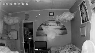 The crazy vaper house is haunted.