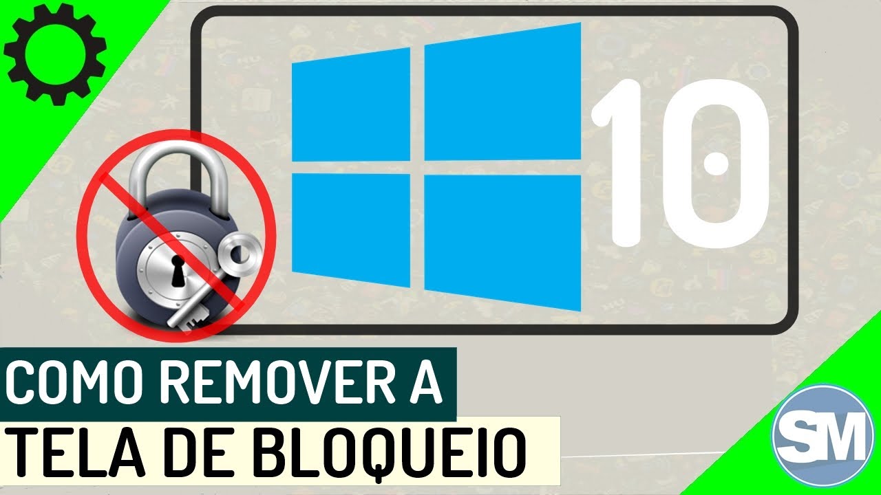 Como remover a tela de bloqueio do Windows 10 - YouTube