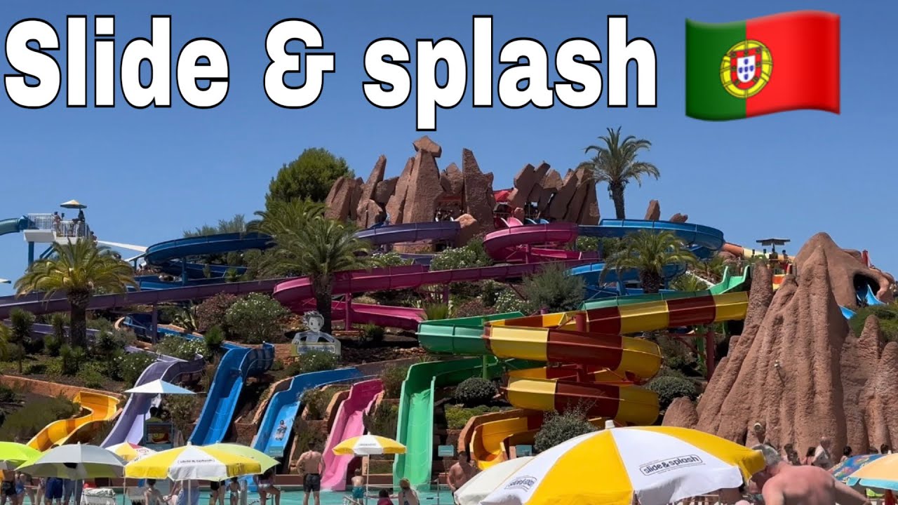 Slide & Splash Algarve water park Portugal 2023waterpark slide 