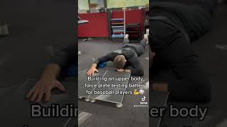 Upper Body Force Plate Testing for Baseball Players 💪