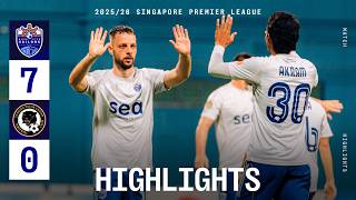 Seven-Star Wonders Lion City Sailors 7-0 Tanjong Pagar United Highlights