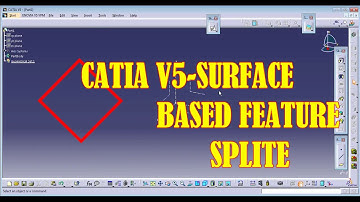 CATIA V5 |how to split solid using a surface(PART DESIGN-SPLITE)