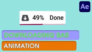 Downloading Bar Icon animation in After Effects | Lottie animations