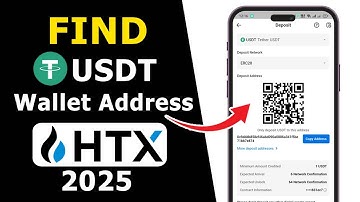 How to Find USDT Wallet Address on HTX with QR Code | 2025 Updated