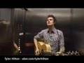 Tyler hilton  thursday afternoon in the elevator