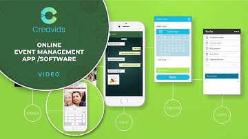 Online Event Management app / Software Video | Animated Explainer Video in Event Management