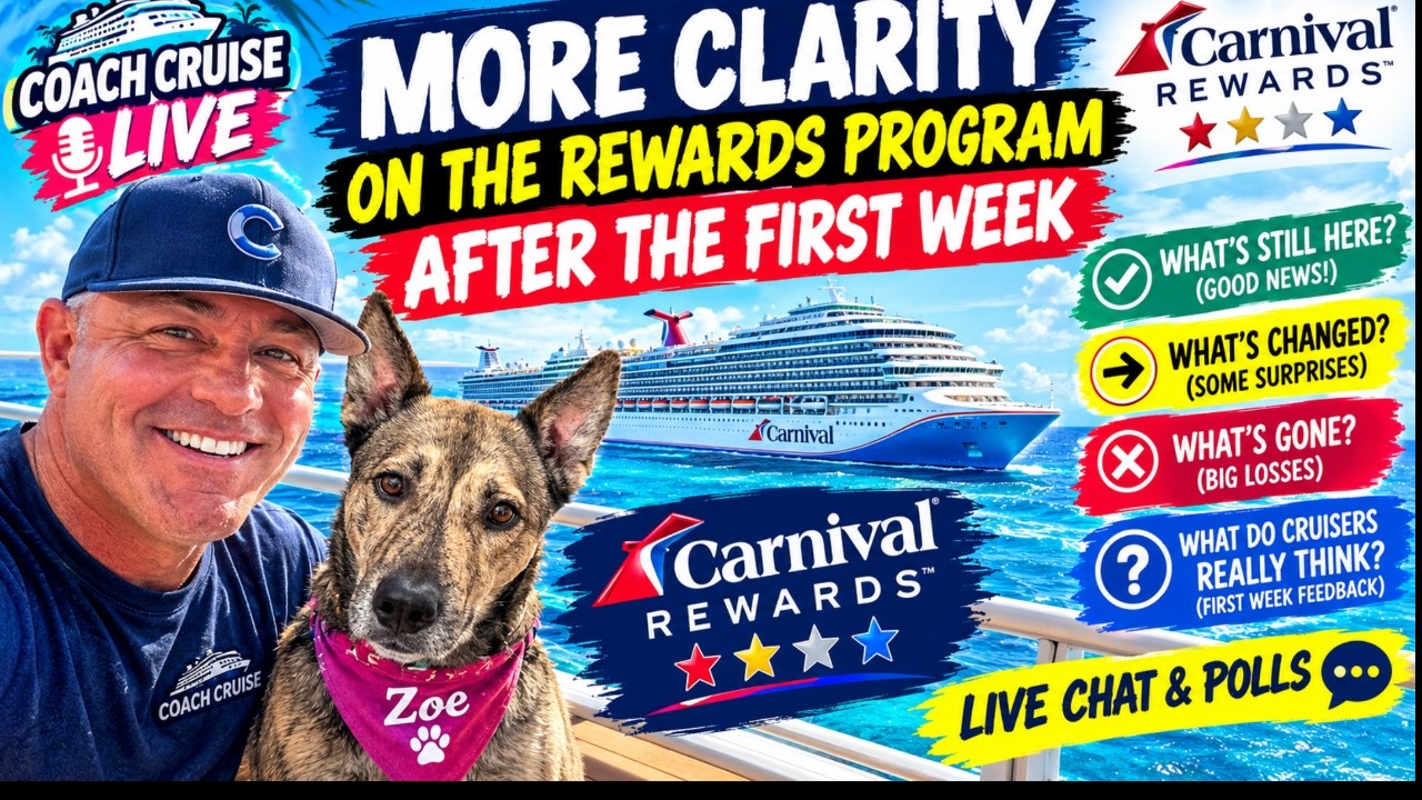 CARNIVAL REWARDS ONE WEEK REVIEWS & THOUGHTS LIVE
