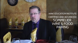 WEI Online Sommelier Certification - Food and Wine Pairing