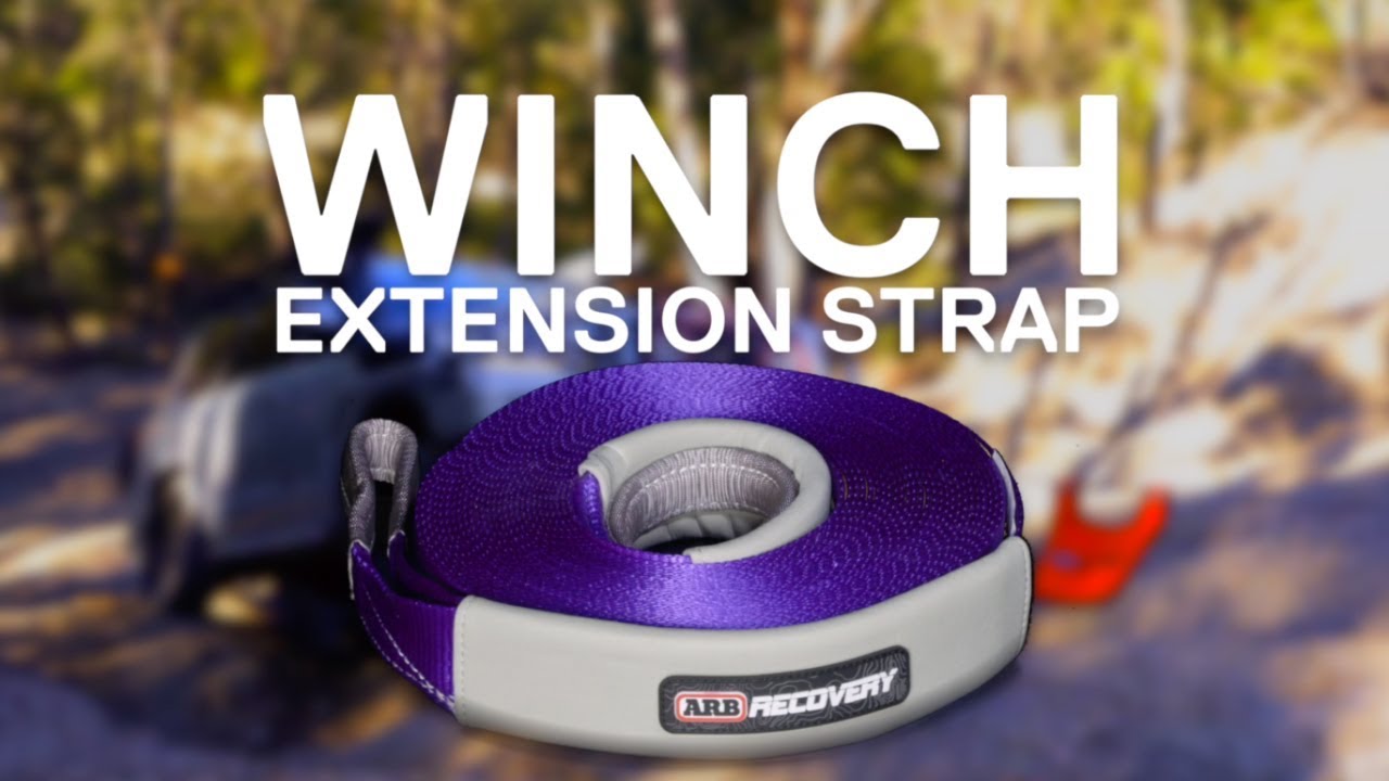 ARB Winch Extension Strap  4WD Recovery Gear Explained 