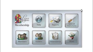 Church Windows Software v18 - Membership: Attendance Entry & Browse