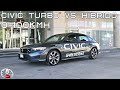 Honda Civic Turbo vs Híbrido 0-100km/h #dragy