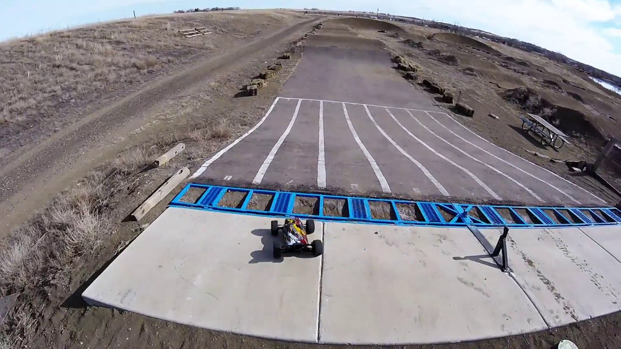 Hobby King Basher Sabertooth 1/8 Scale Truggy | Bashing at the BMX Track | Episode 1