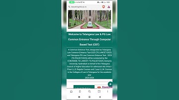 TG Lawcet 2025 admit card download process in telugu #tslawcet2025#Learnwithgani#entranceexamstelugu