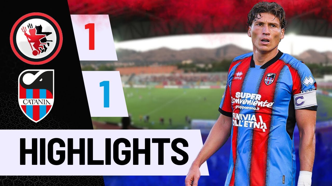 🔴🔵 Foggia vs Catania 1-1 | “Pareggio combattuto fino alla fine” | Gol e Highlights