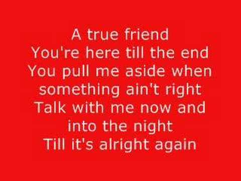 Hannah Montana - True Friends (W/Lyrics)