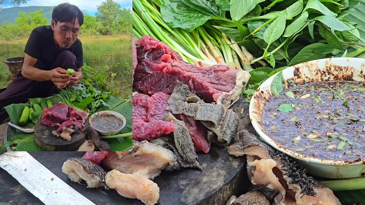 ขมอ่ำล่ำสดแชบกับแจ่วดีๆ 