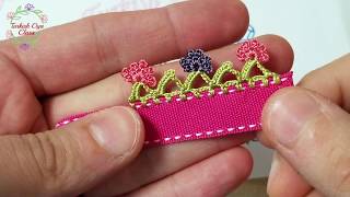 Oya-5 Kolay Sıralı Oya English Subled Easy Oya Motif