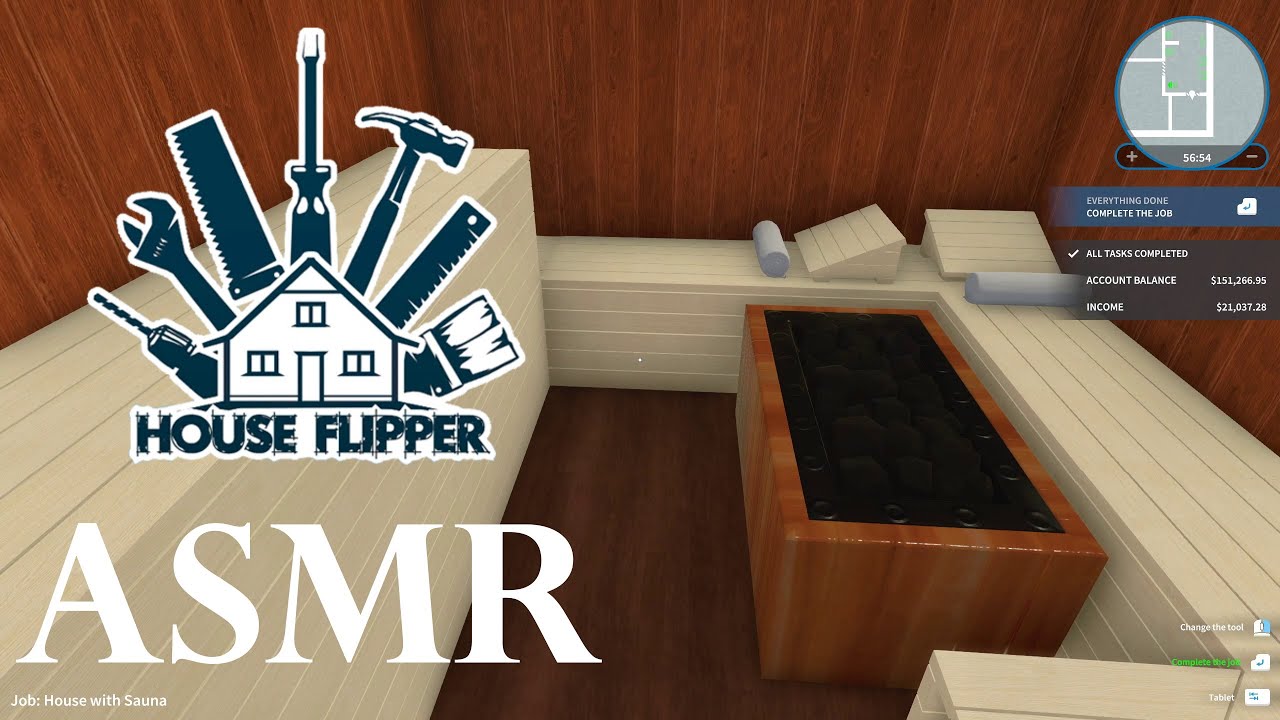 House Flipper ASMR 10 Trapped In A Sauna YouTube