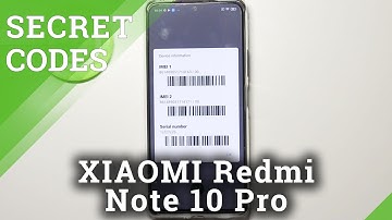 Codes XIAOMI Redmi Note 10 Pro - Hidden MIUI Modes / Service Menu