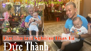 Lần đầu làm Bố Thay tả cho con Trai Đức Thành của Phi Nhung