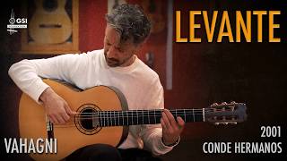 Vahagni performs Levante on a 2001 Conde Hermanos AF 25/R flamenco guitar