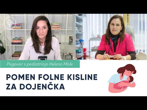 Pomen folne kisline za dojenčka