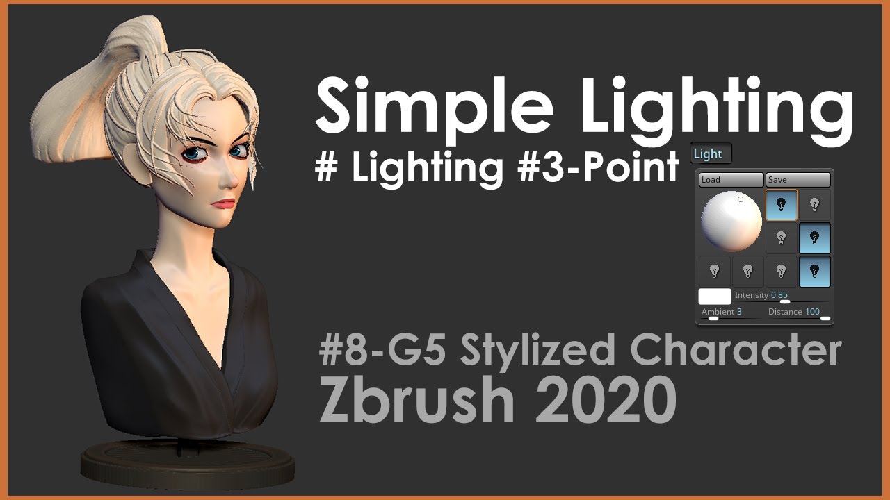 rendering with multiple lights zbrush
