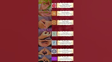 7 Mudras to Unlock Your 7 Chakras  #yoga #7chakrameditation #meditation #7chakrahealing