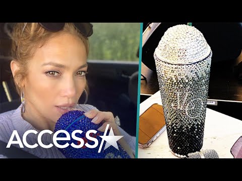 Video: Jennifer Lopez Starbucks Glass Med Swarovski