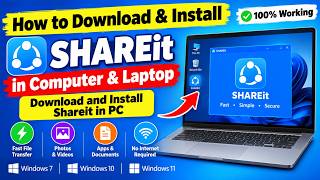 How to download and install shareit in computer and laptop | Download and Install Shareit in PC screenshot 5