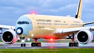 ✈️ WORLD RECORD Qantas A350-1000ULR TAKE OFF | Melbourne to Toulouse | 24 HOURS + Flight time