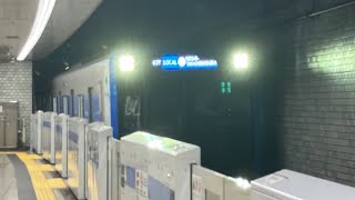 都営三田線6500形6510編成63T各駅停車西高島平行き　千石到着