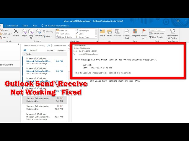 Your Message Did Not Reach Some Or All Of The Intended Recipients Outlook Error Youtube Your Message Did Not Reach Some Or All Of The Intended Recipients Outlook Error Youtube