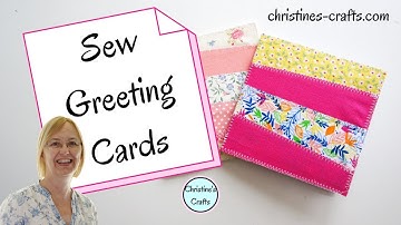 HOW TO MAKE UNIQUE GREETINGS CARDS OUT OF FABRIC SCRAPS: Really Quick 15 Minute Project