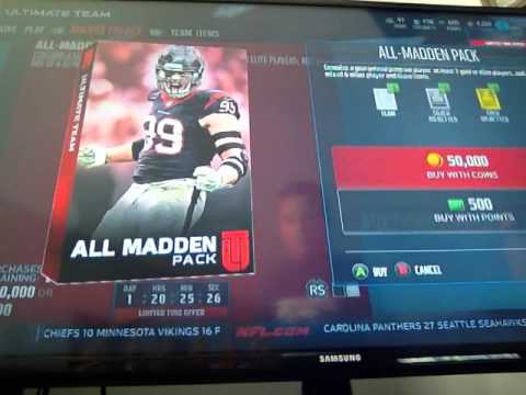 madden 16 all madden pack opening youtube