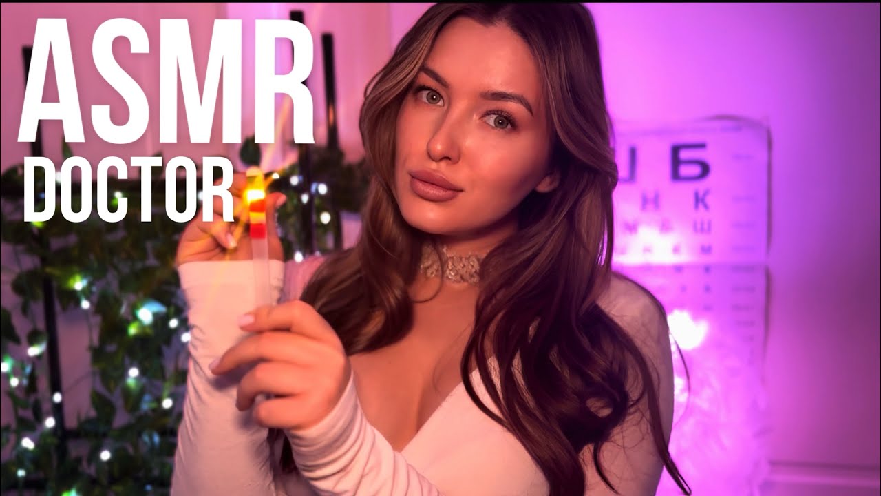 АСМР Нежный приём врача-офтальмолога ASMR Eye Exam Role play