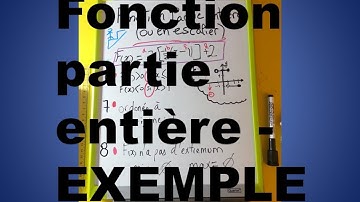 Jeremaths - Fonction partie entière (ou en escalier) - Exemple