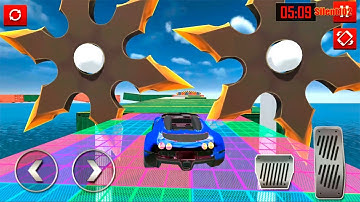 Mega Ramp Car Stunts Racing Impossible Tracks 3D #8 - Android Gameplay