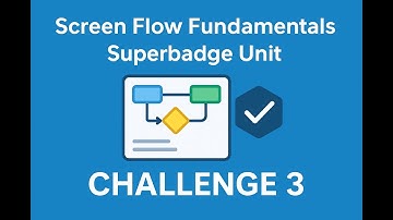 Screen Flow Fundamentals Superbadge Unit CHALLANGE 3 || Set up Event Details section