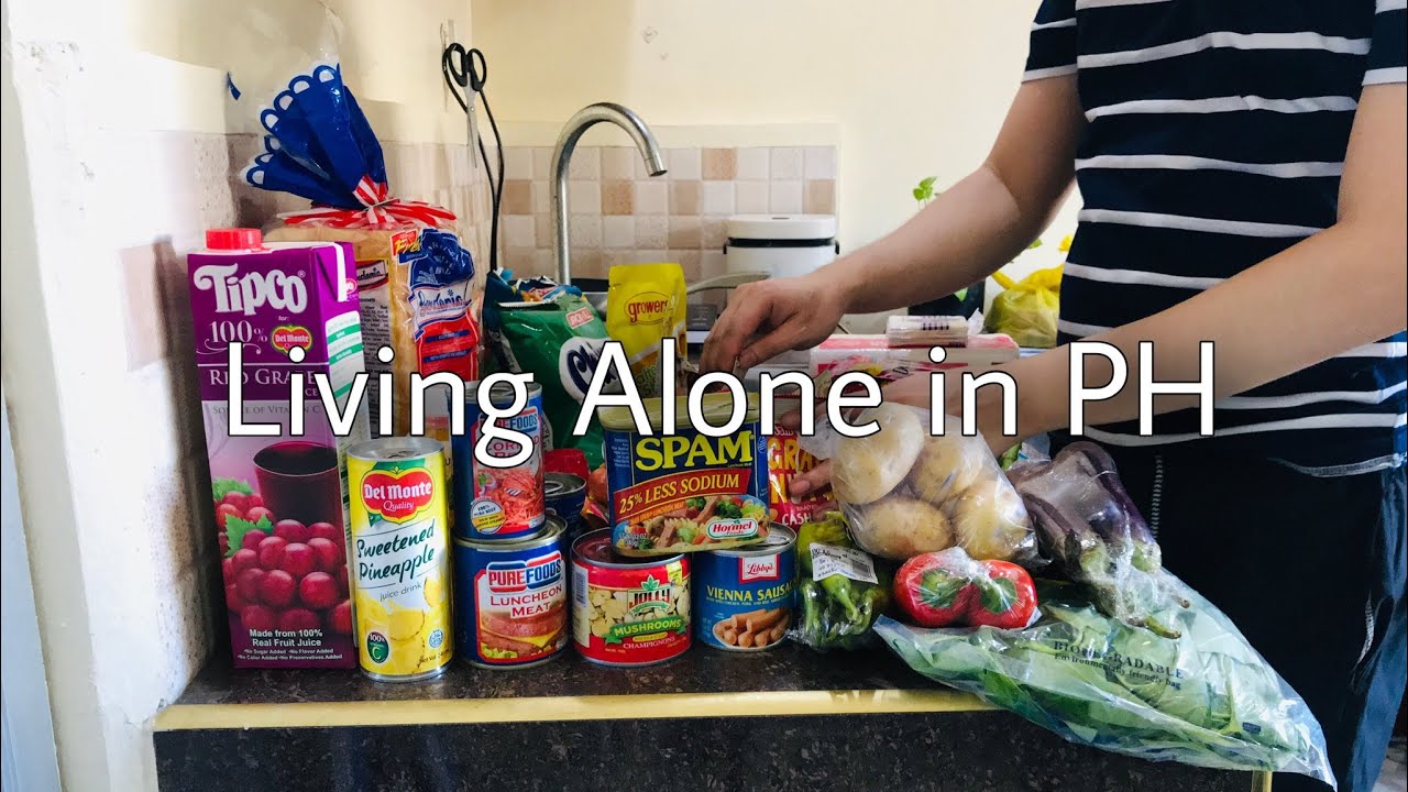 LIVING ALONE IN THE PHILIPPINES: Biweekly grocery, cooking, etc.