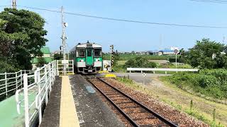 JR四国鳴門線1200形[普通]進站(阿波大谷)